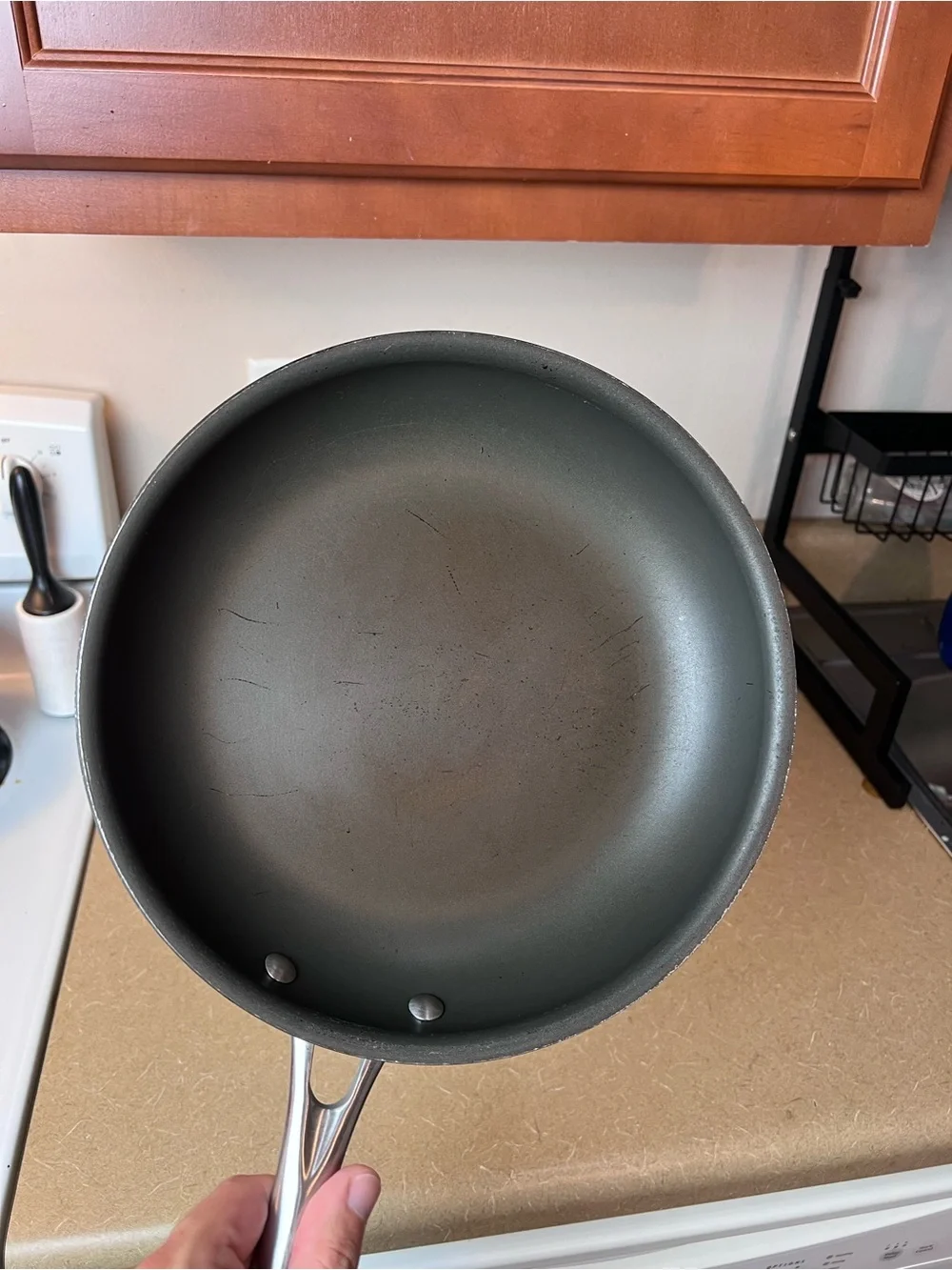 Cuisinart 10'' Open Skillet/Pan / Dishwash & Oven Safe / Hard-Anodized Nonstick